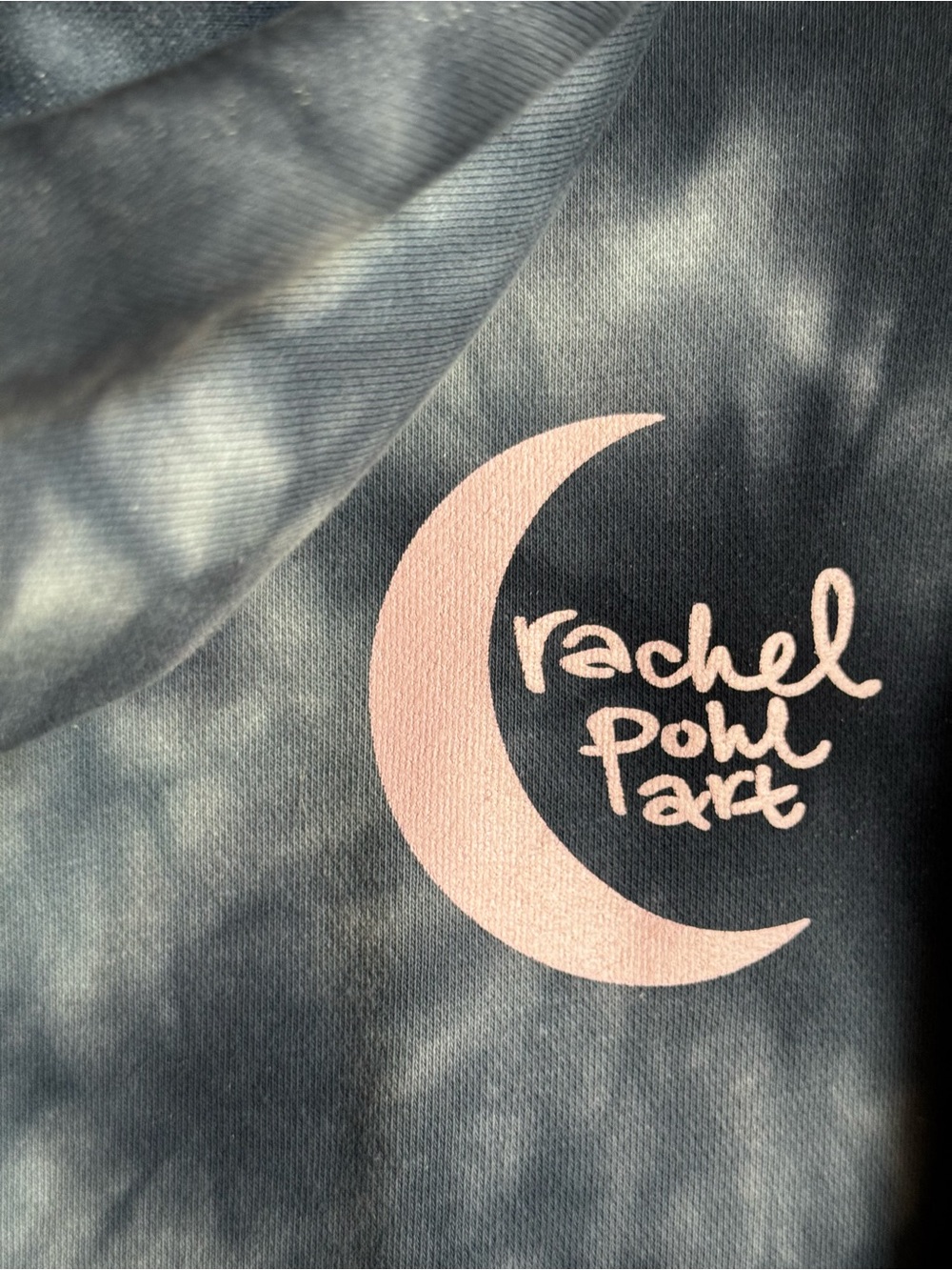 Rachel Pohl Art - Navy Tie-Dye - Mt. Bachelor Edition Hoodie - Picture 5 of 5